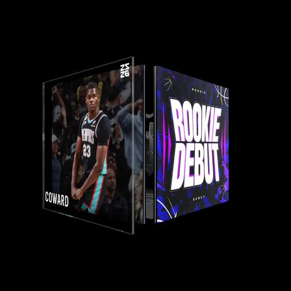 Cedric Coward Rookie Debut collectible