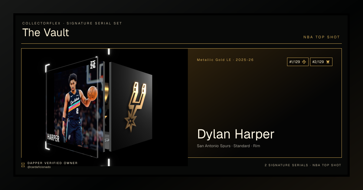 Dylan Harper · Signature Serial Set preview