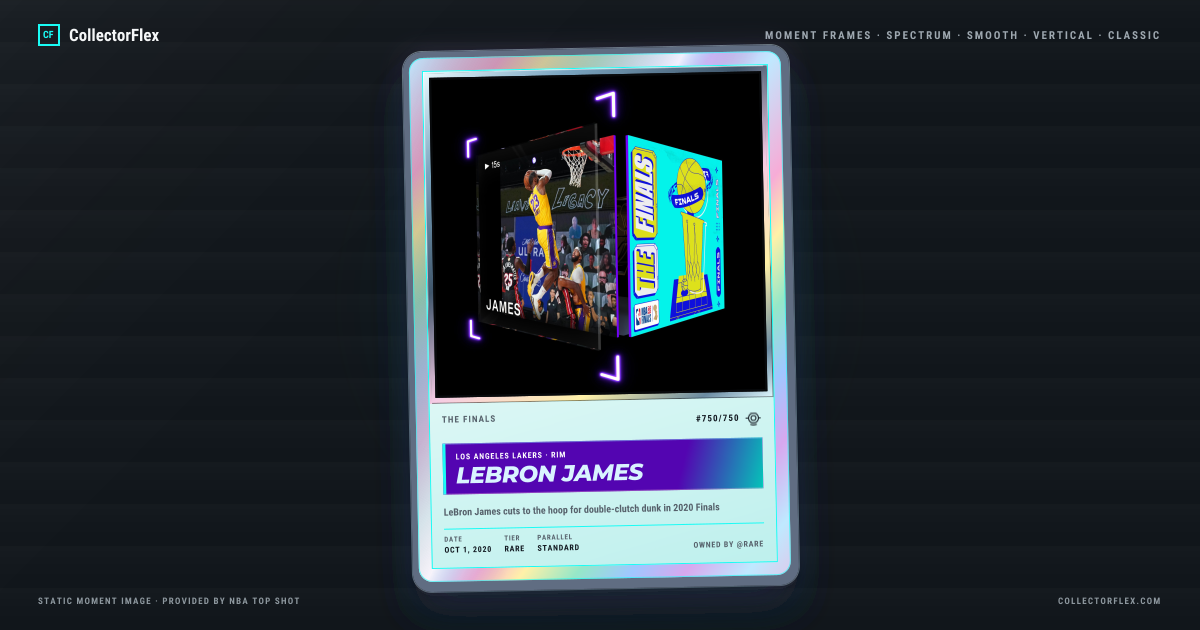 LeBron James in a CollectorFlex Frame